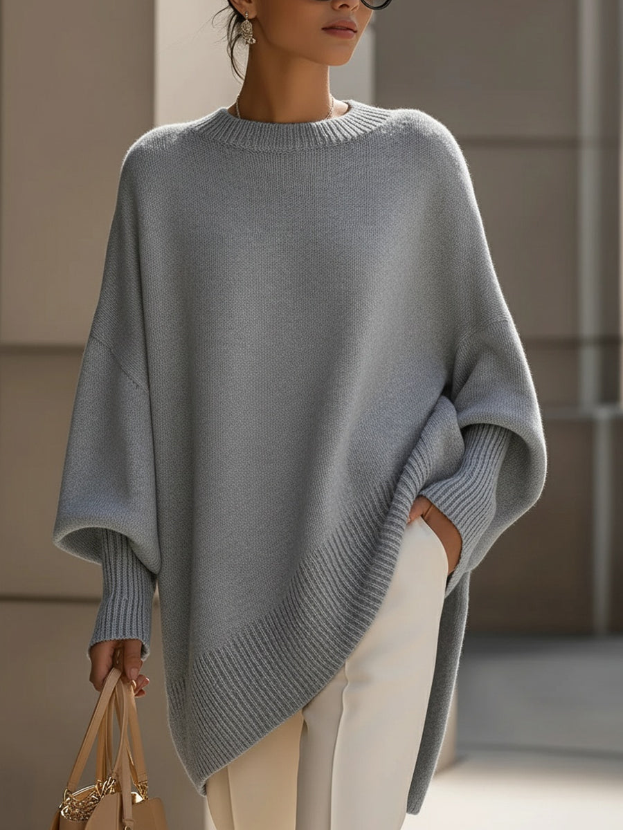 Jane - Moteriškas oversize megztinis su minkštu kirpimu