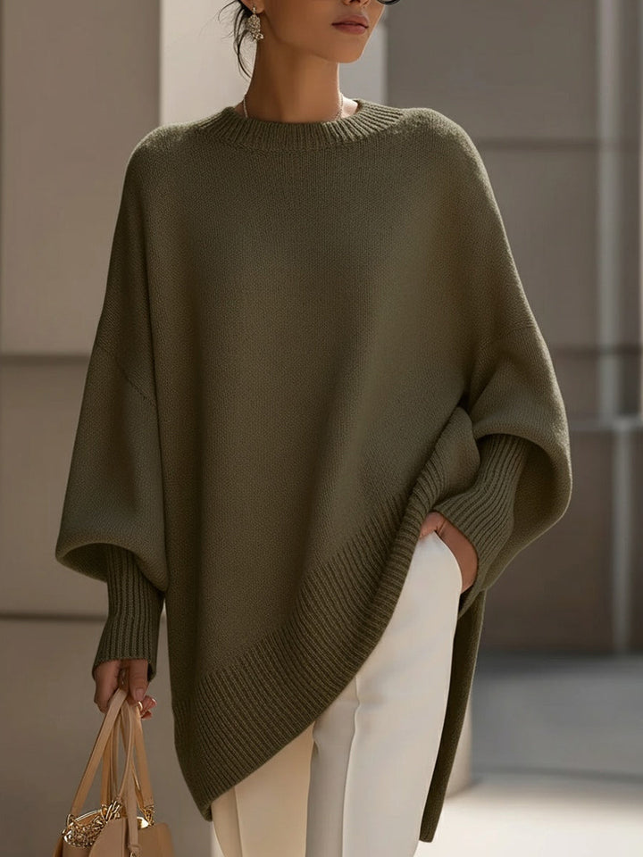 Jane - Moteriškas oversize megztinis su minkštu kirpimu