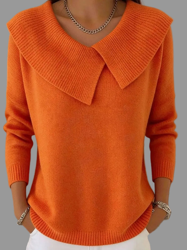 GIEDRĖ megztinis – oranžinė